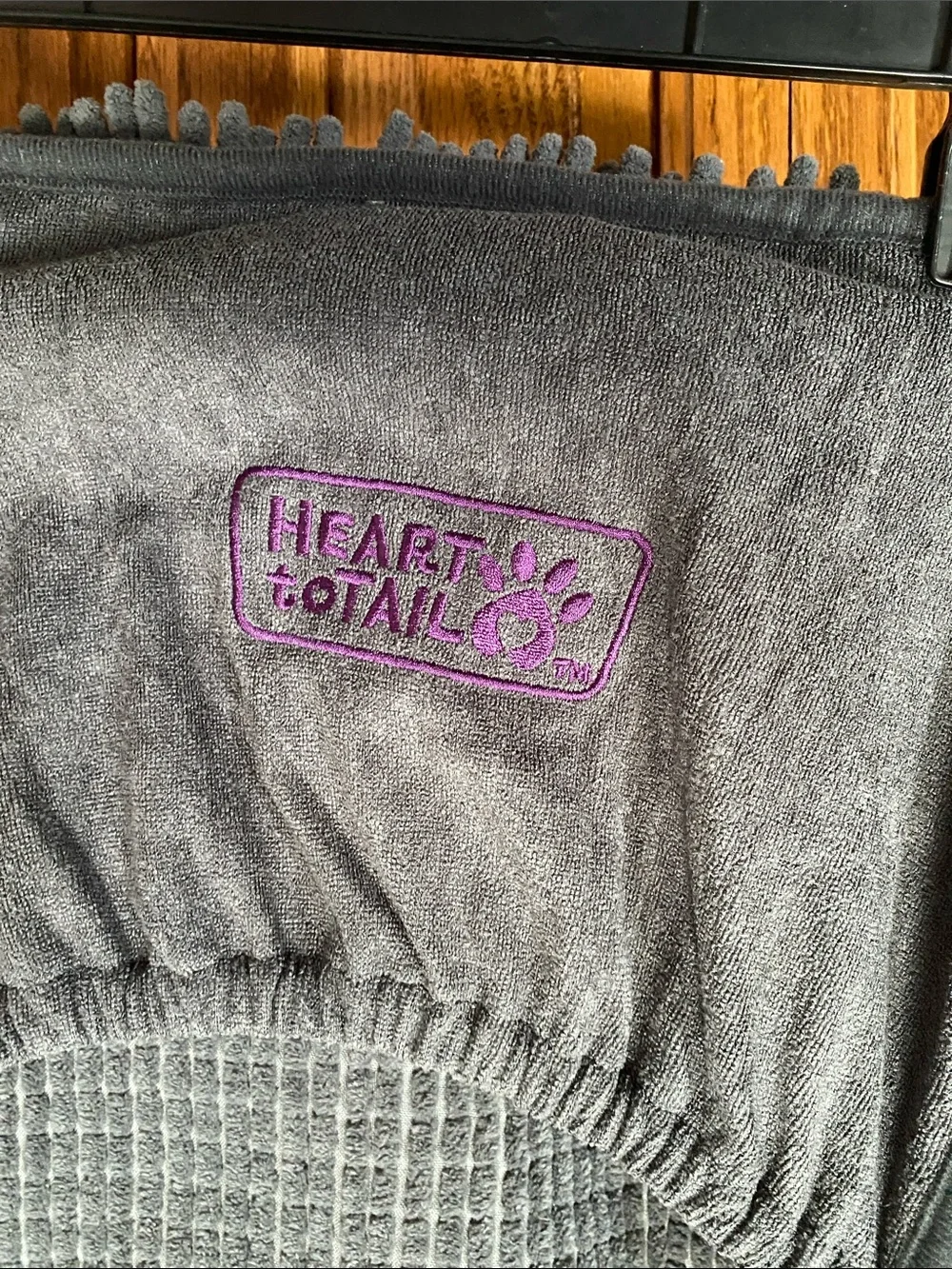 Heart To Tail Grey Micro Fiber Pet Shammy Towel L/XL 14